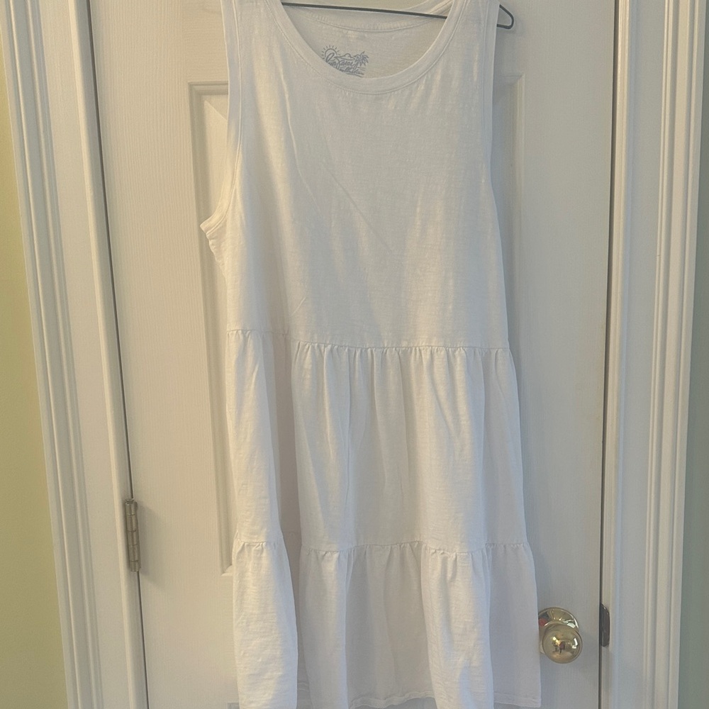 Southern Tide White Sleeveless Mini Dress
